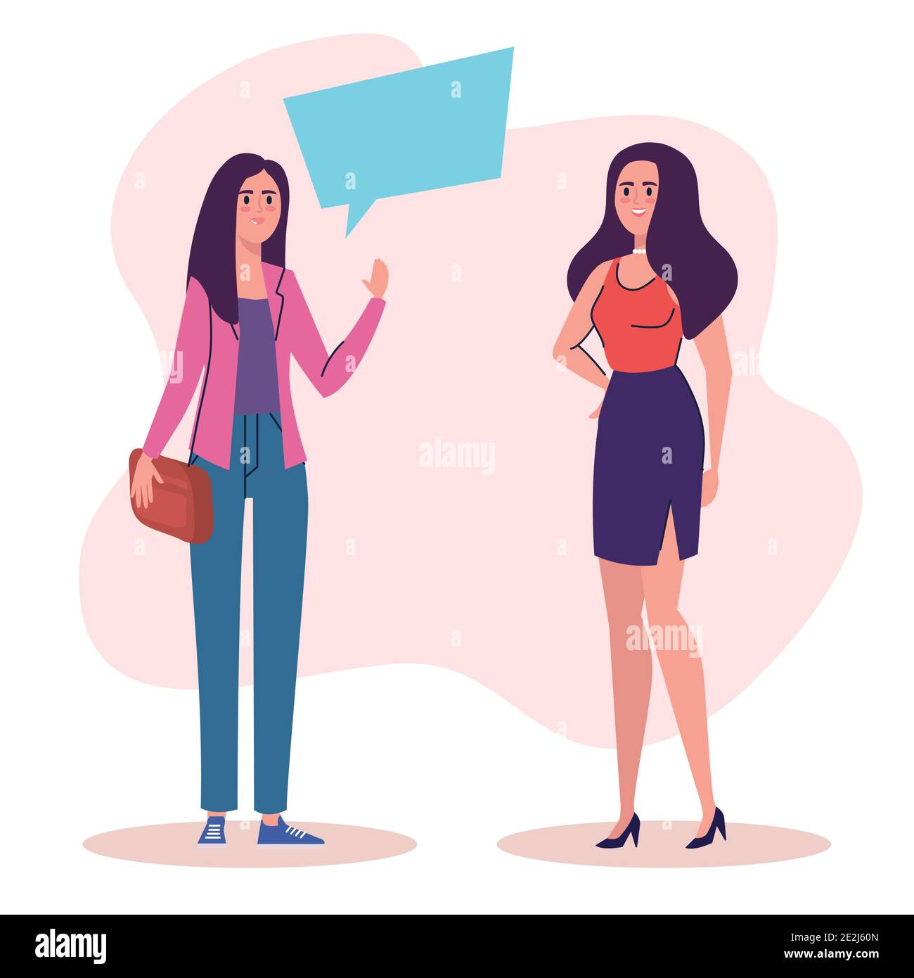 elegant business women avatars characters Stock Vector Image & Art - Alamy