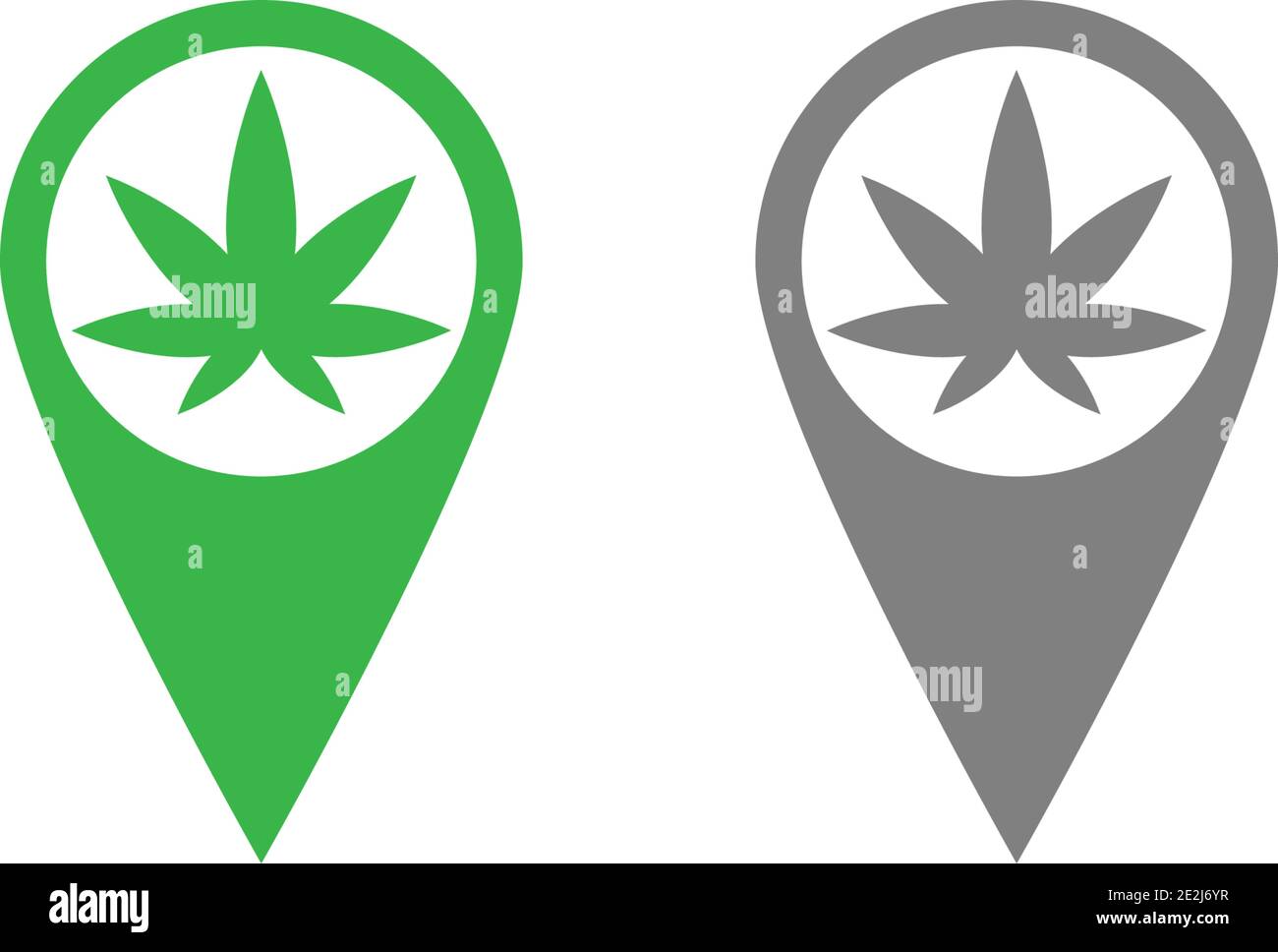 Cannabis leaf logo design vector template illustration Stock Vector