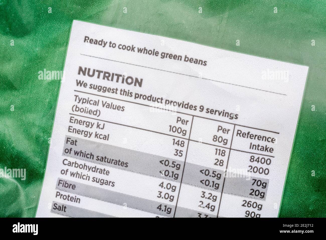 Frozen Green Beans Nutrition Label frozen-green-beans-nutrition-label