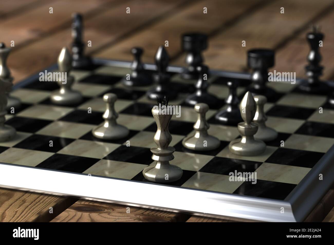 Download wallpapers 3d chess, silver metal chess, chessboard, intellectual  games for desktop free. Pictures for desktop free