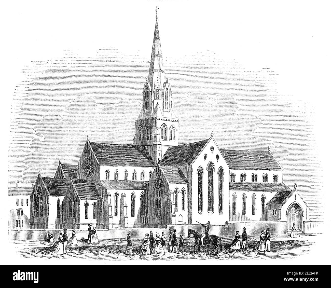 St Barnabas Catholic Church, Nottingham, 1844. 'This splendid church