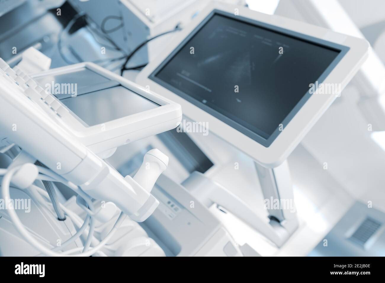 Modern medical equipment in hospital room Stock Photo Alamy