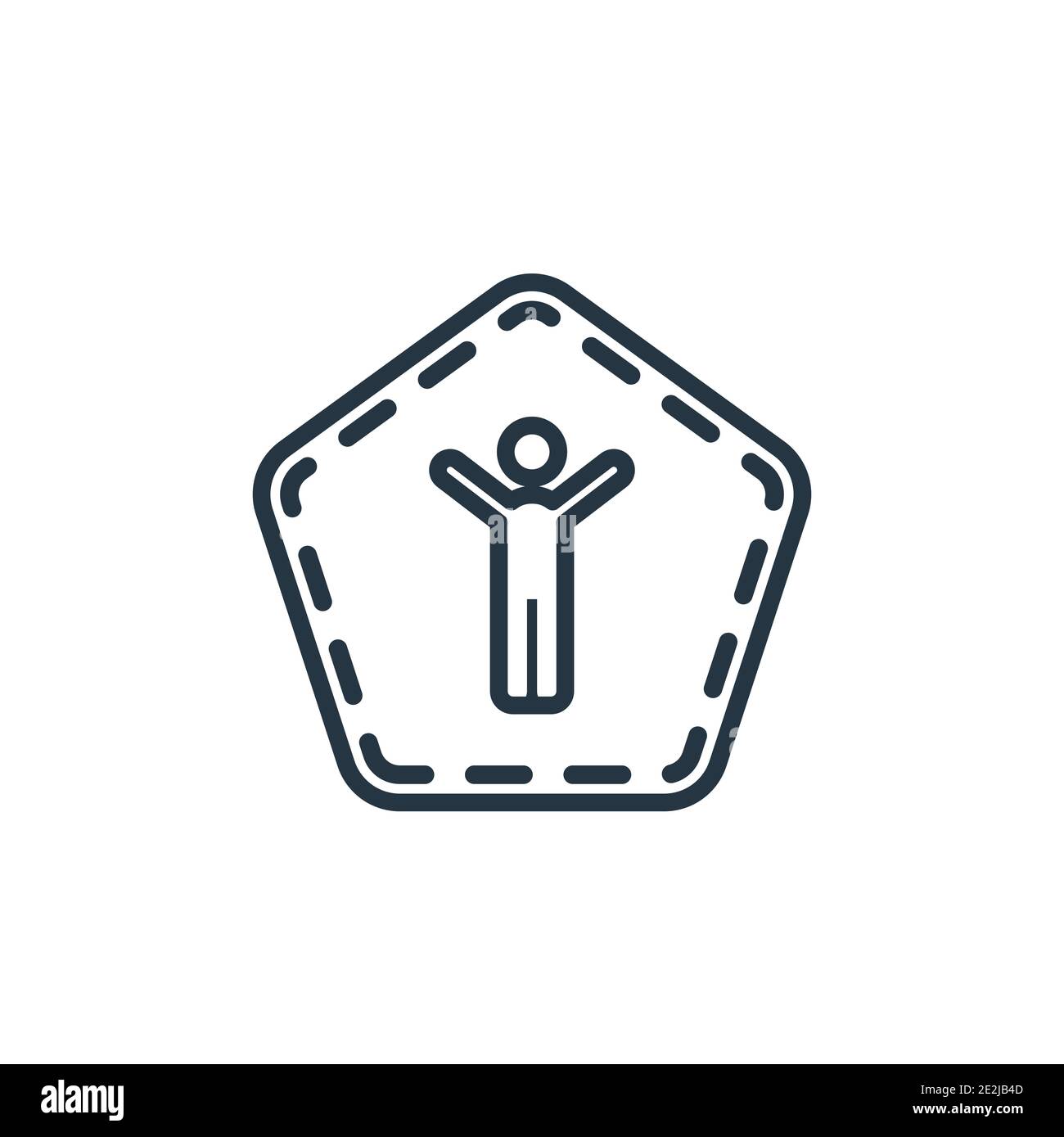 Accessability outline vector icon. Thin line black accessability icon, flat vector simple element illustration from editable interface concept isolate Stock Vector
