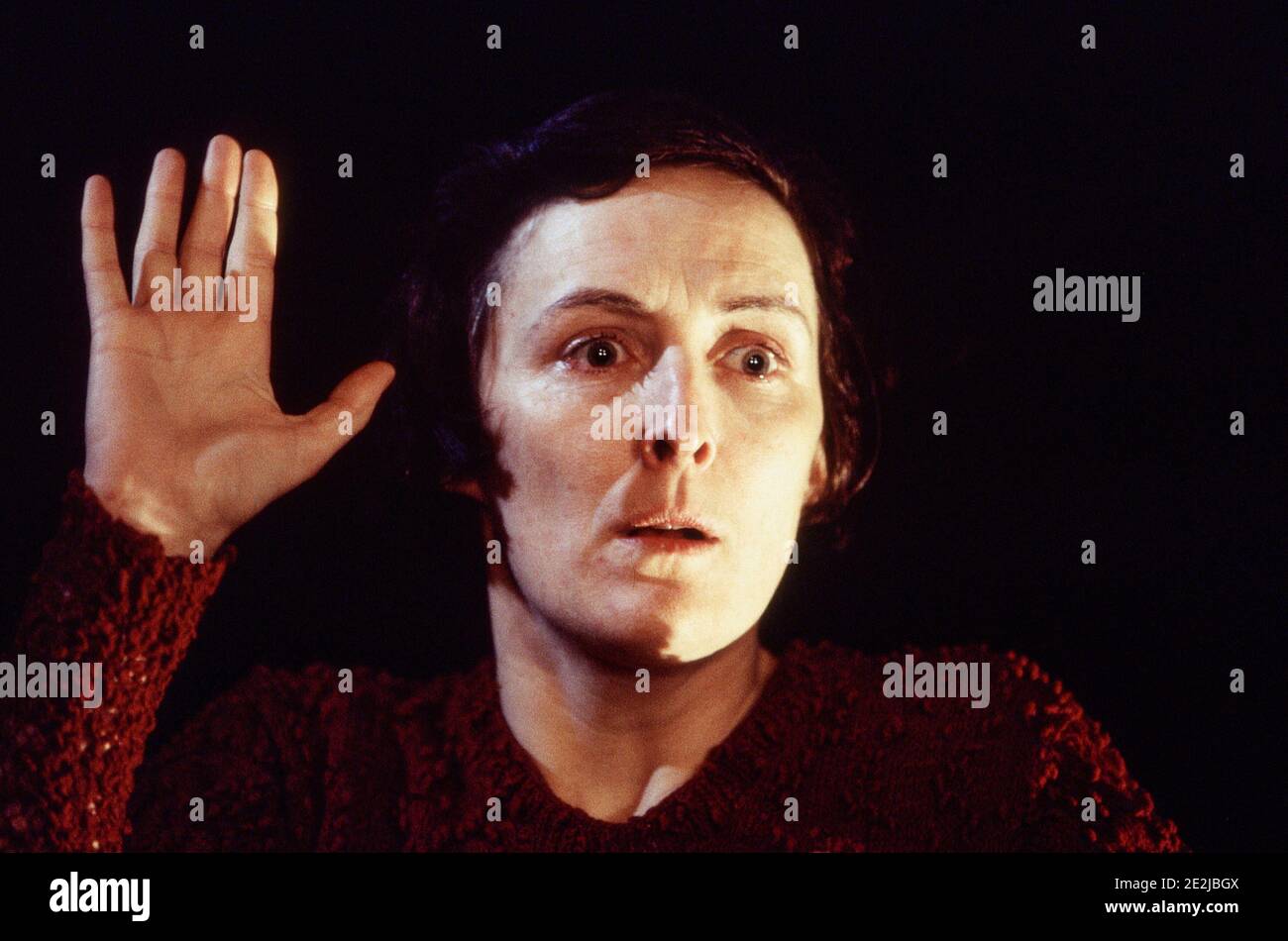 Fiona Shaw (May) in FOOTFALLS by Samuel Beckett at the Garrick Theatre, London WC2  15/03/1994  design: Hildegard Bechtler  lighting: Jean Kalman  director: Deborah Warner Stock Photo