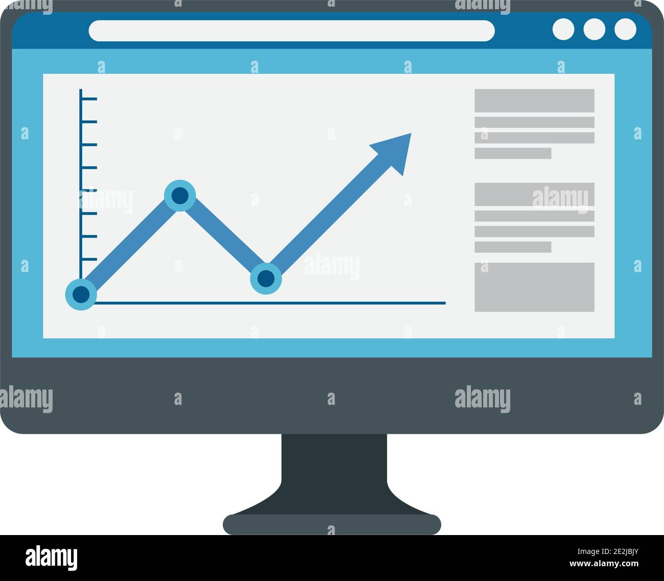 desktop computer device technology icon Stock Vector Image & Art Alamy