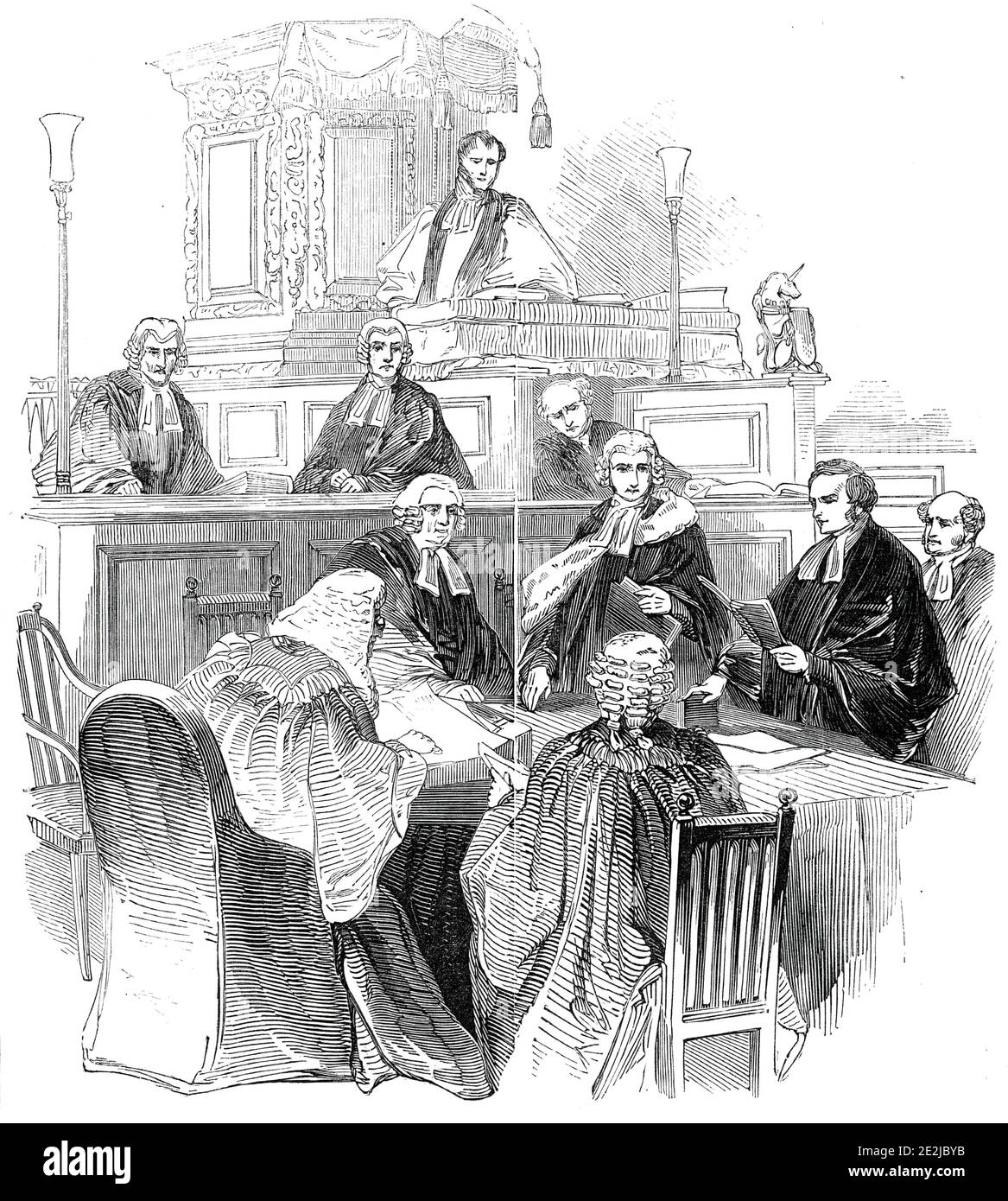 Confirmation of the Bishop of Oxford, at Bow Church, 1845. The ...