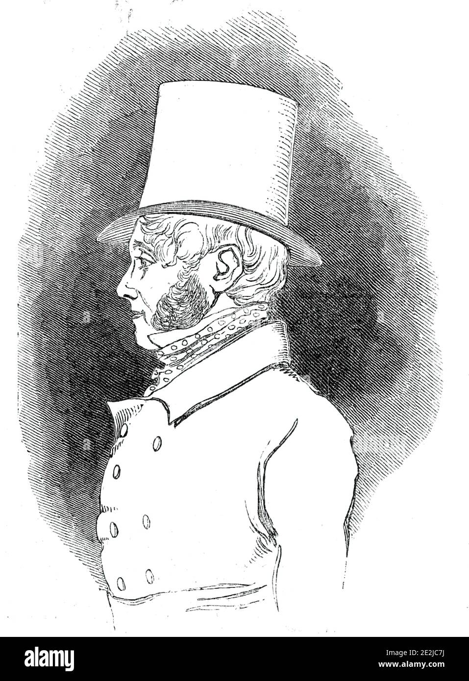 Mr. George Payne - Steward, 1844. From &quot;Illustrated London News&quot;, 1844, Vol V. Stock Photo