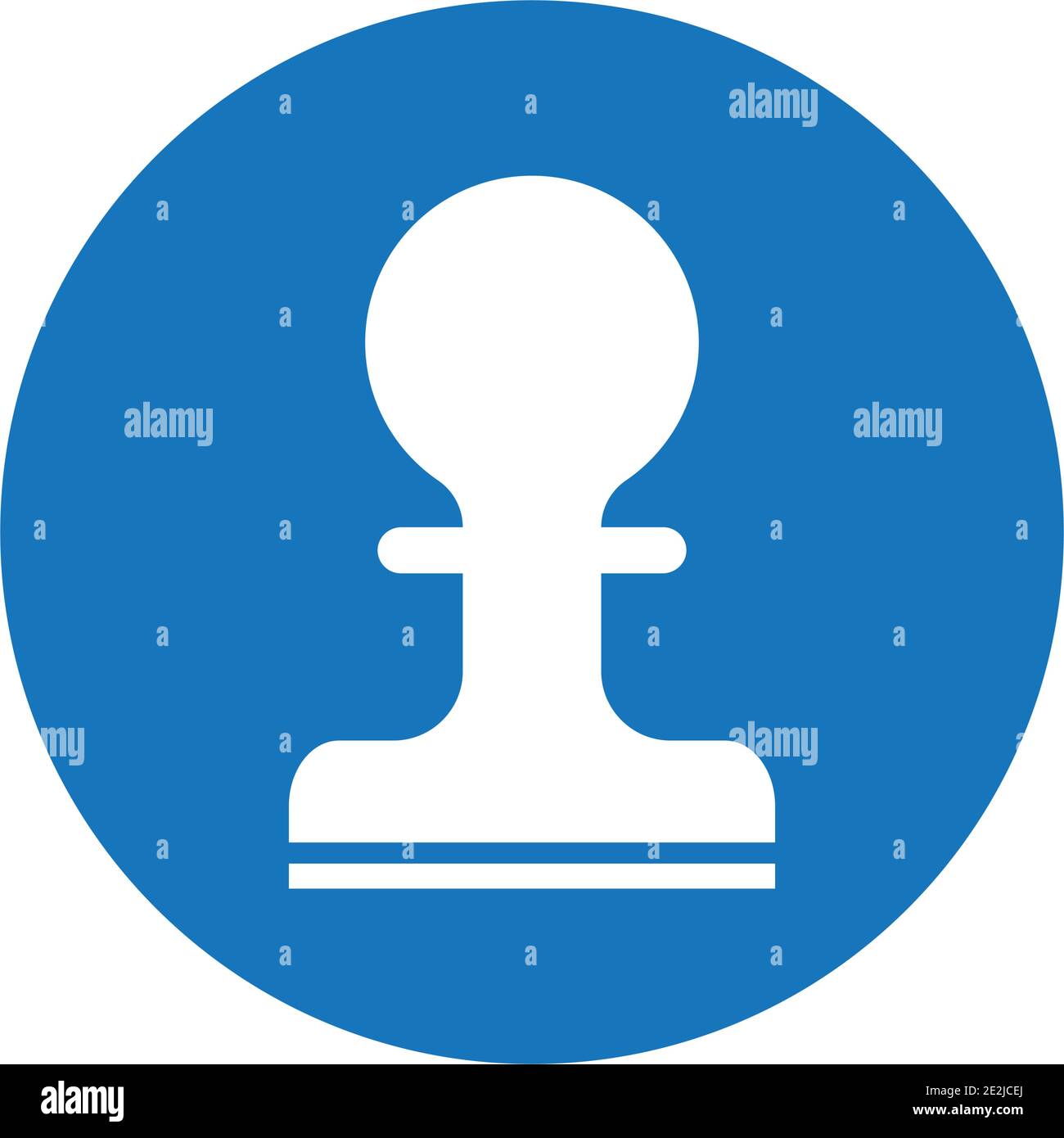 Stamp logo Icon Flat vector illustration design template Stock Vector