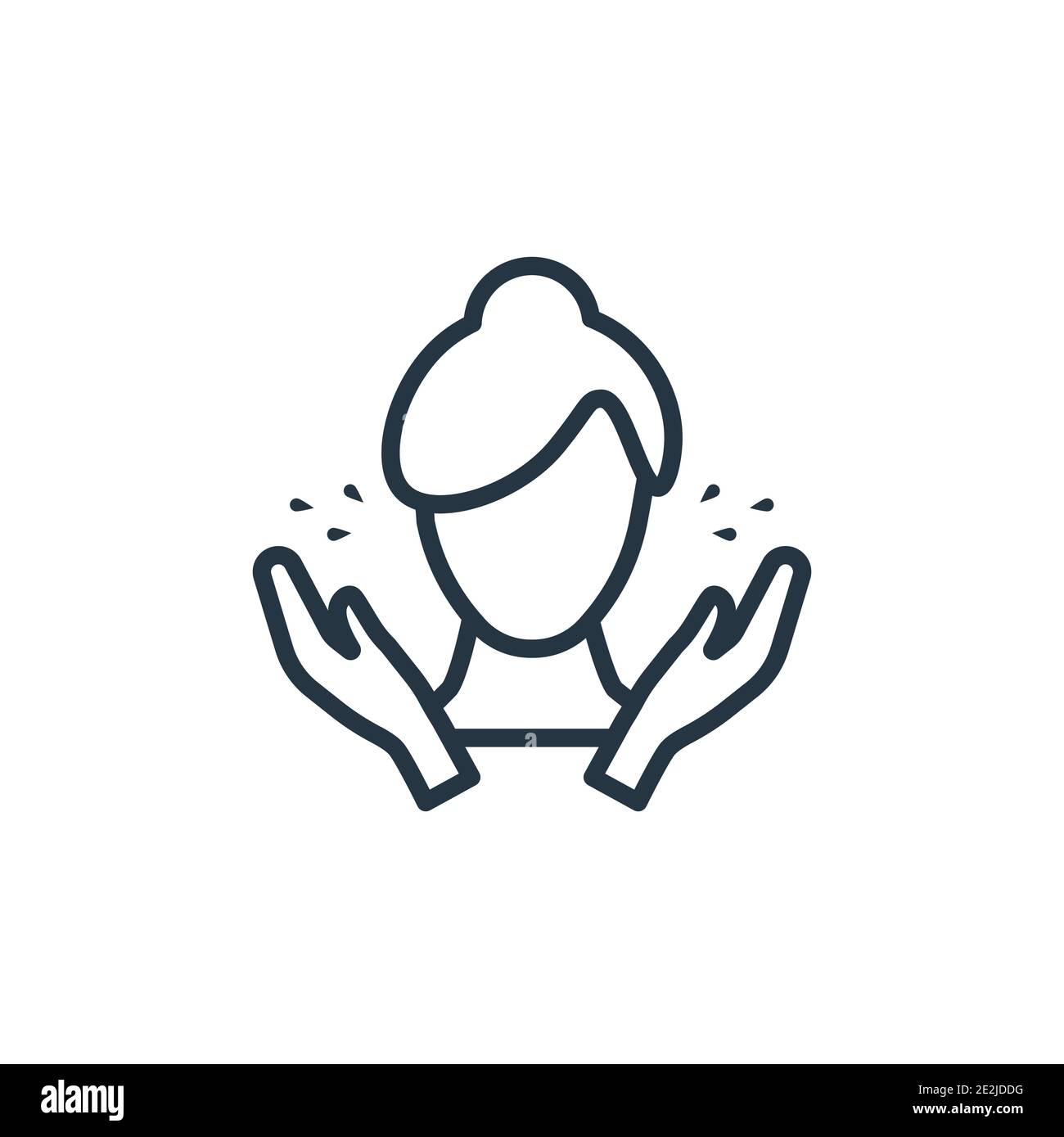Face washer outline vector icon. Thin line black face washer icon, flat ...