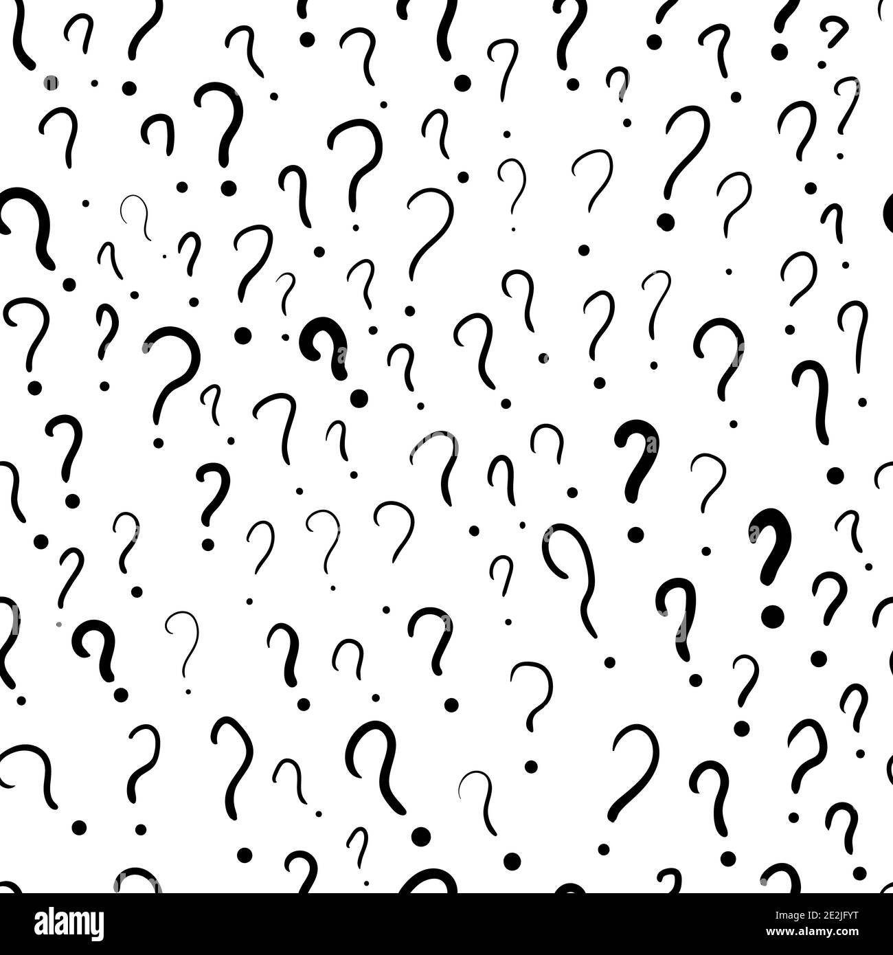 Question mark seamless outline pattern grunge background Stock Photo ...