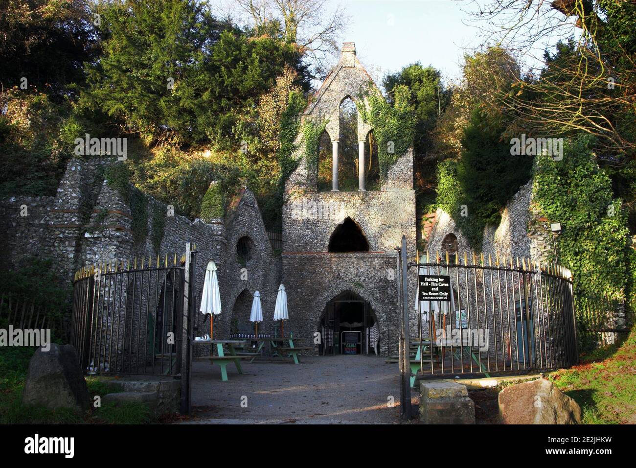 The Hellfire Club Caves, built by in the 18th century by Sir Francis