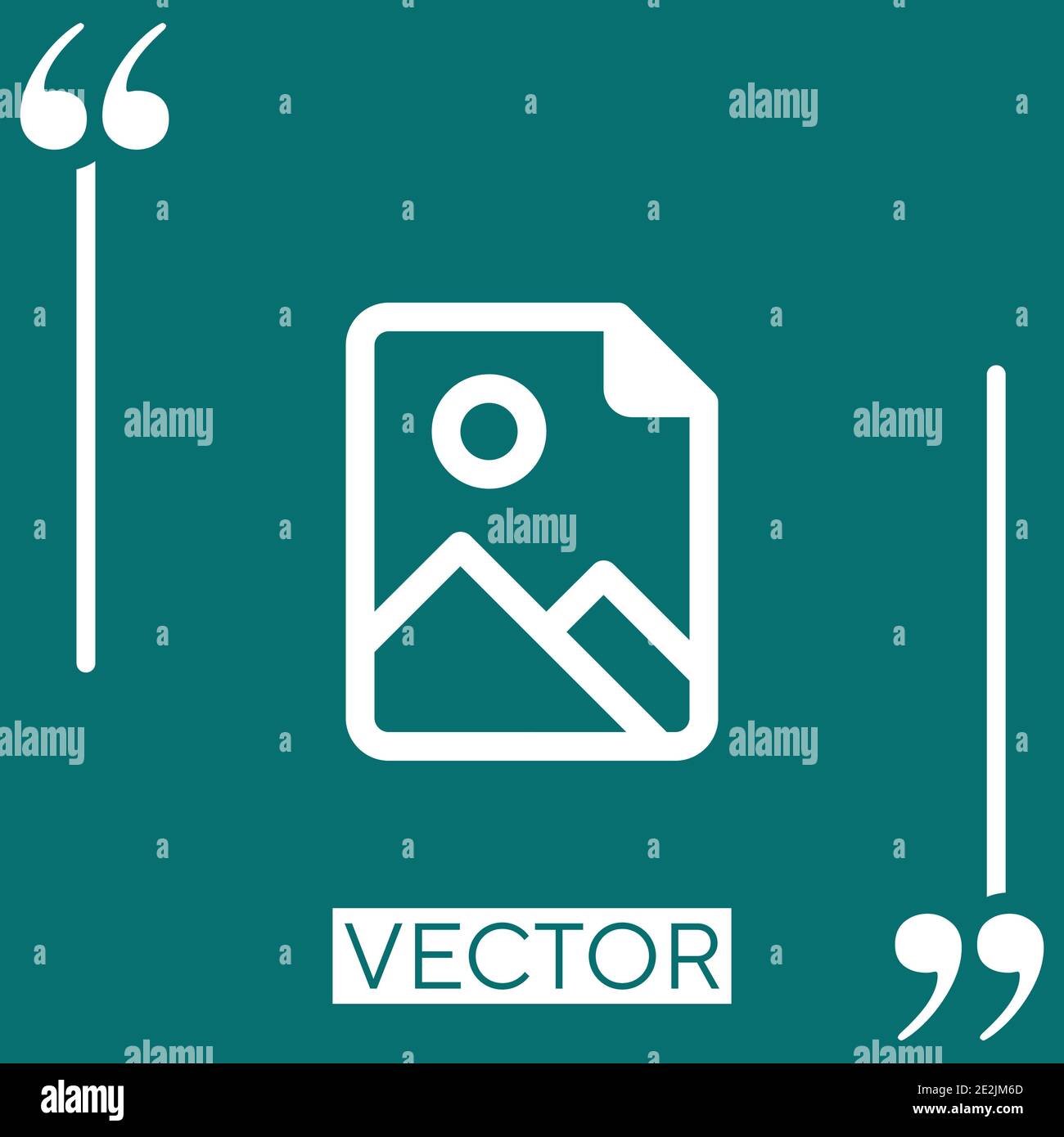 files Linear icon. Editable stroke line Stock Vector