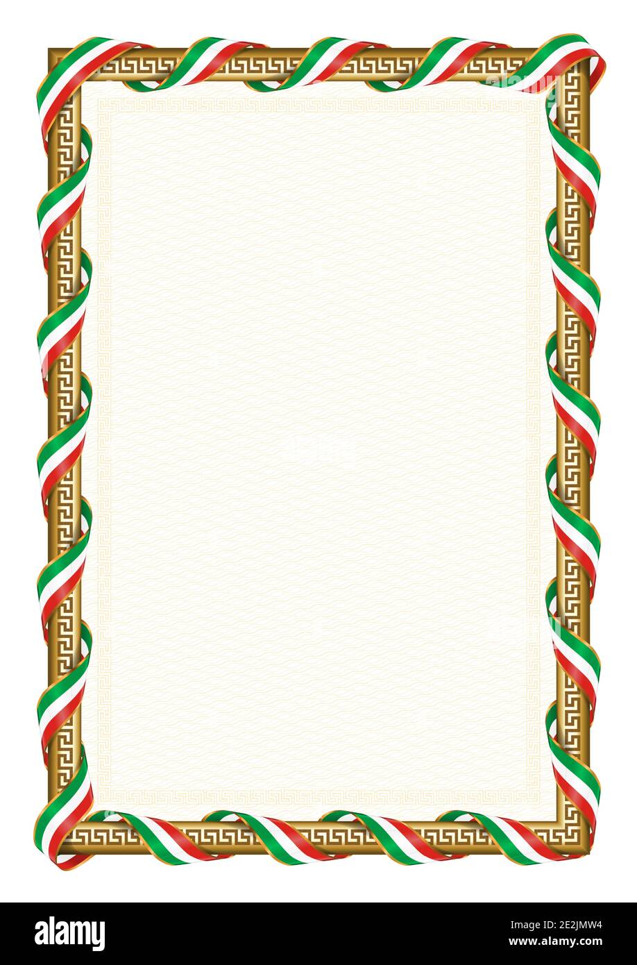 vertical-frame-and-border-with-congo-flag-template-elements-for-your