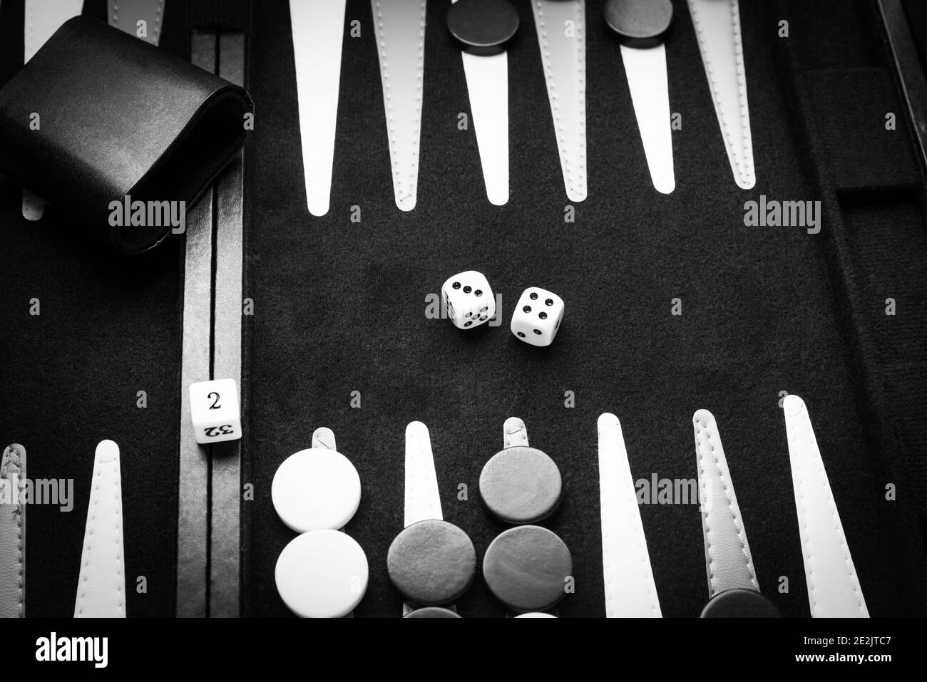 Backgammon Stock Photo