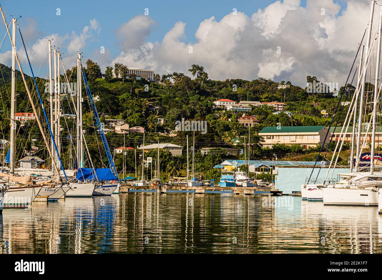 St. George’s, Capital of Grenada Stock Photo