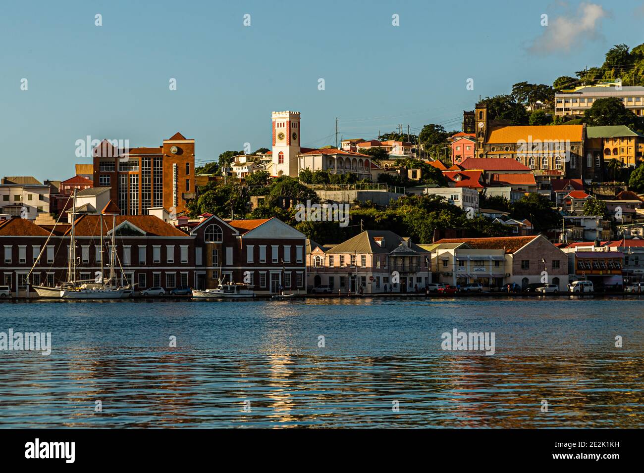 St. George’s, Capital of Grenada Stock Photo