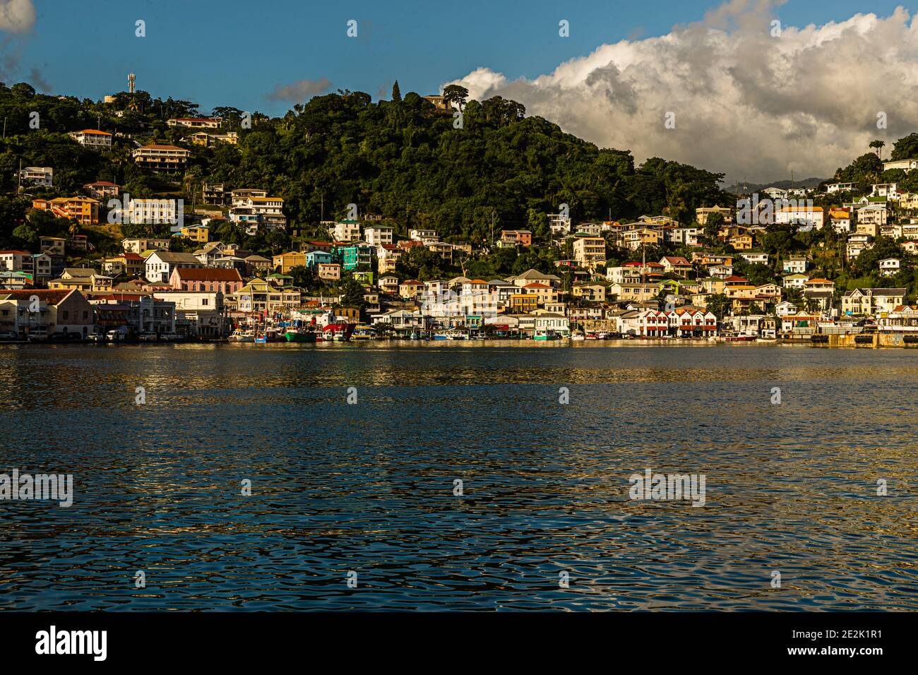 St. George’s, Capital of Grenada Stock Photo