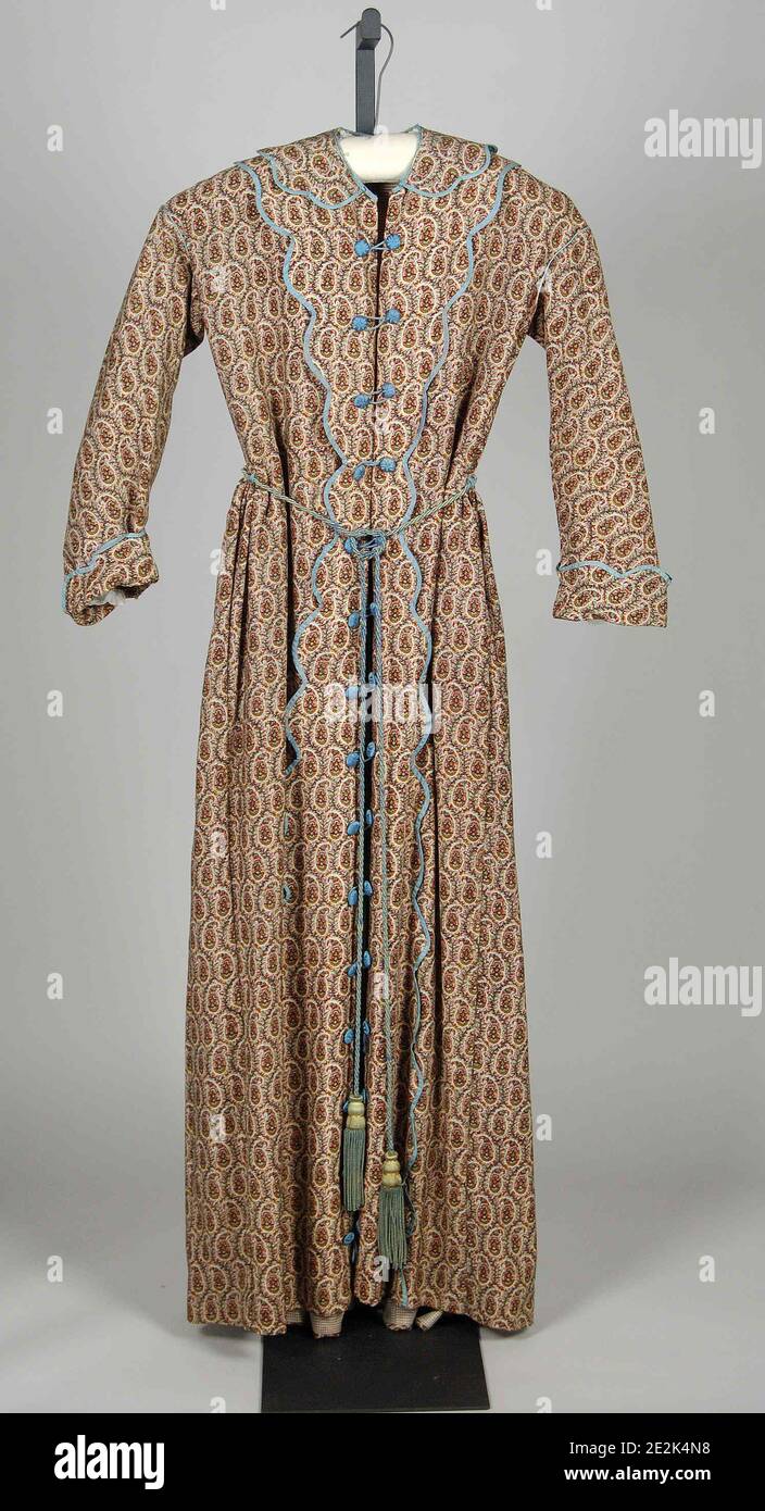 Dressing Gown, American, 187585 Stock Photo Alamy