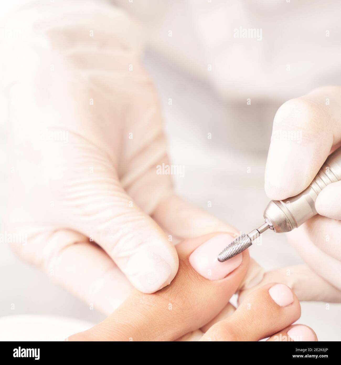 Pedicure nail spa procedure. Foot manicure Stock Photo Alamy