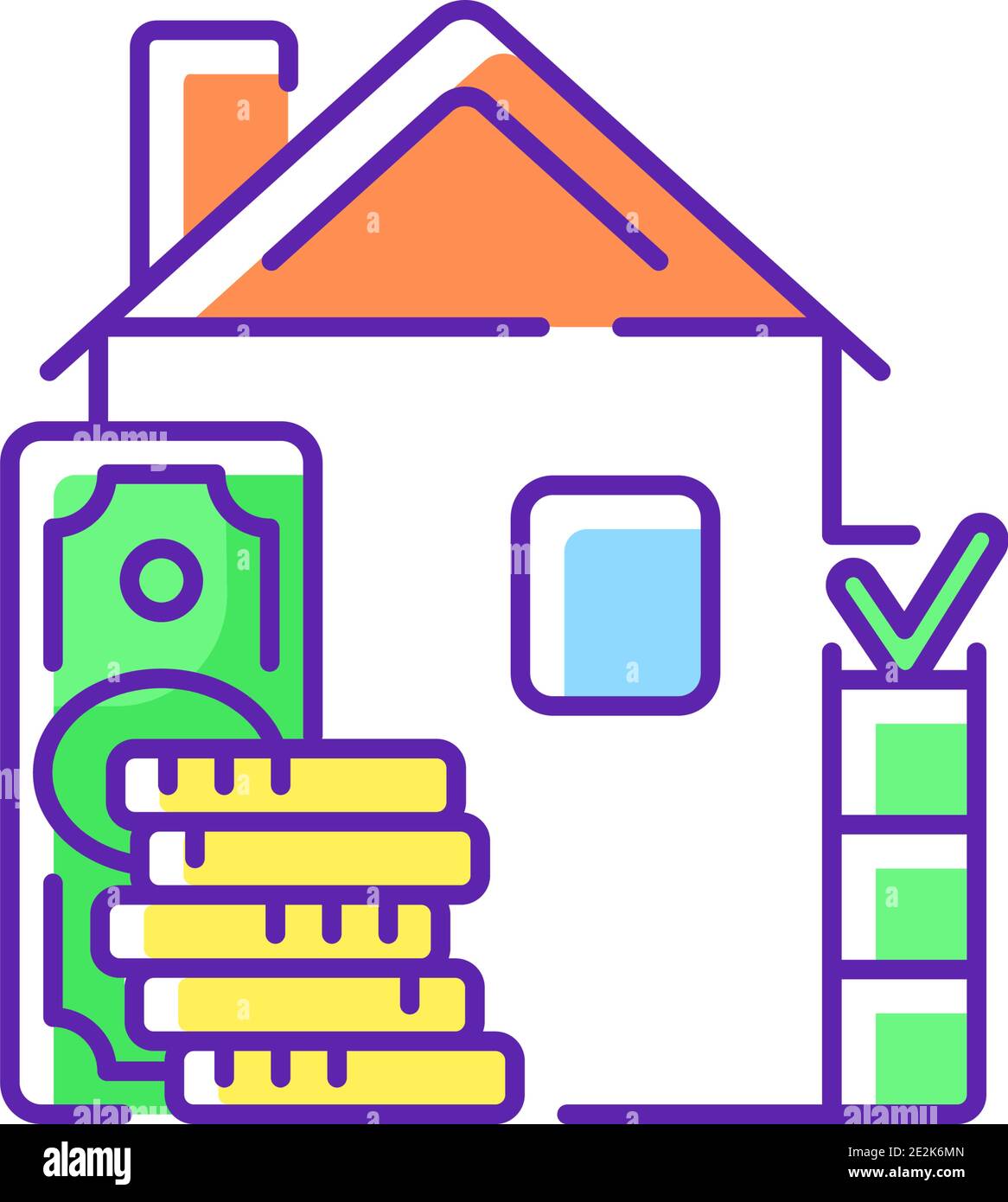 Down payment RGB color icon Stock Vector Image & Art Alamy