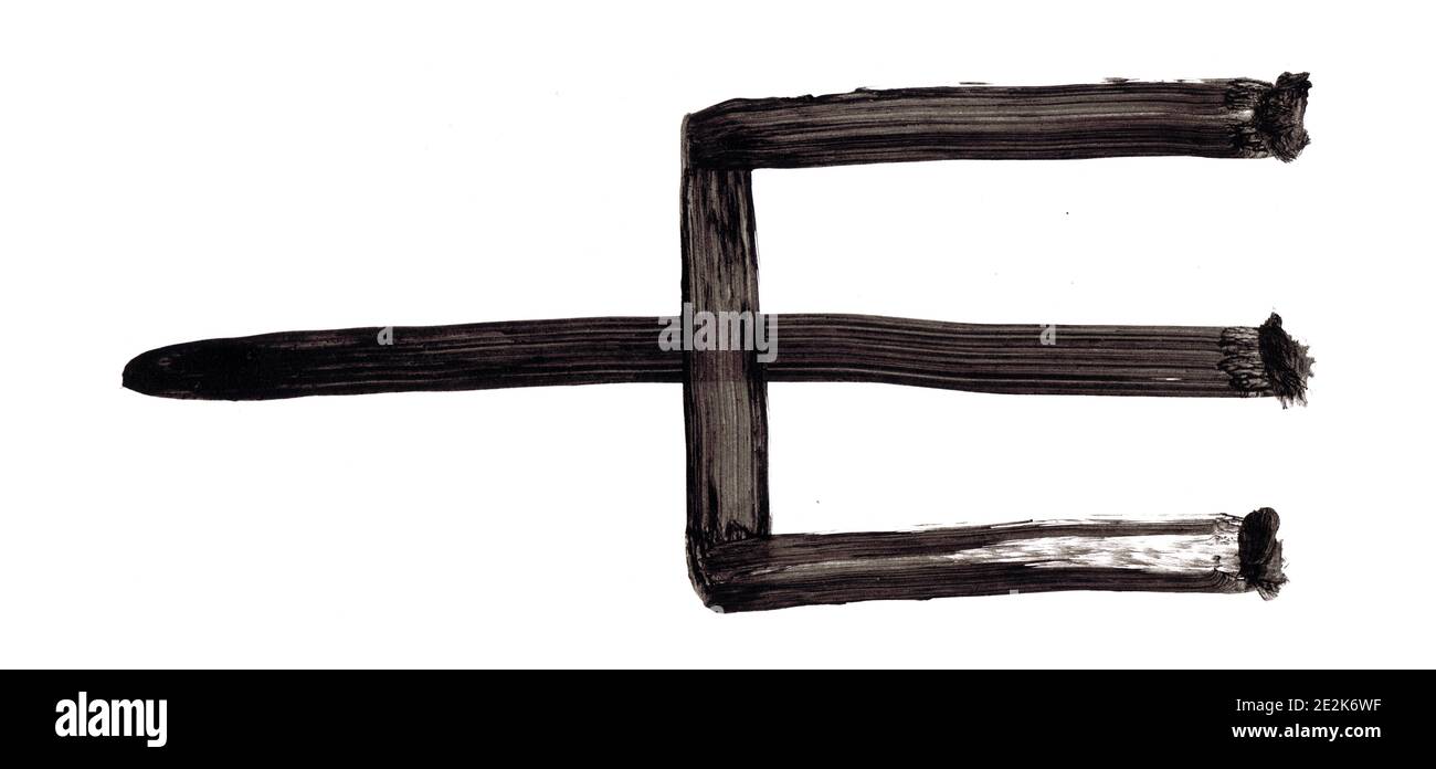 Alchemical Symbols Cinder Stock Photo - Alamy