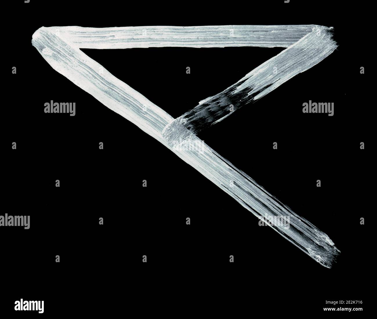 Alchemical Symbols Crucible Inverted Stock Photo Alamy