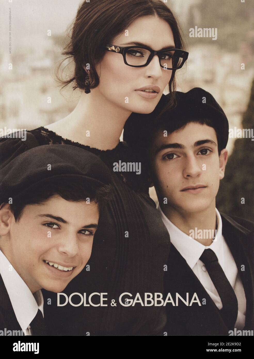 poster advertising Dolce & Gabbana fashion house in paper magazine from ...