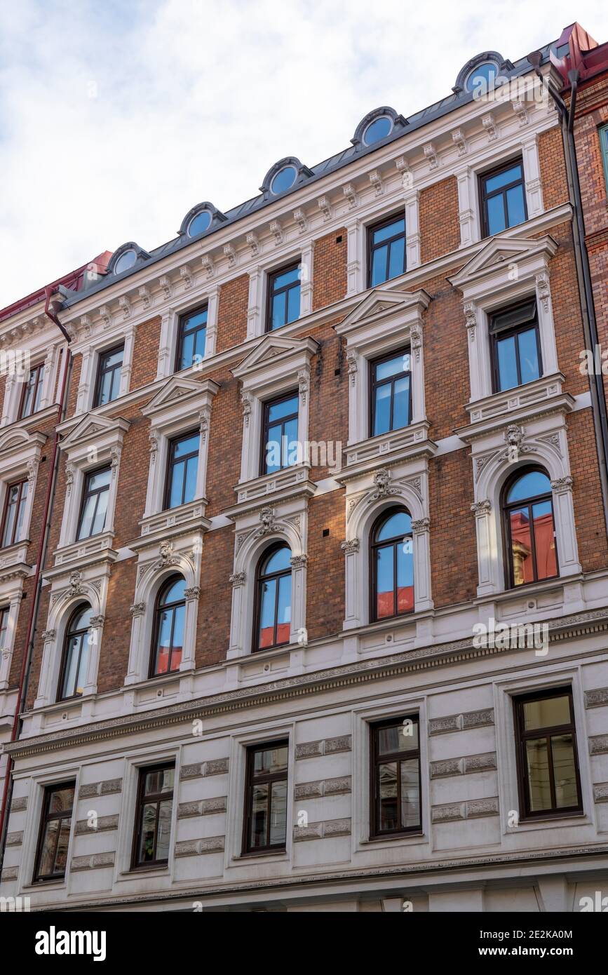 Picture of Beautiful luxury Real estate flat building with Detailed facade mix ...