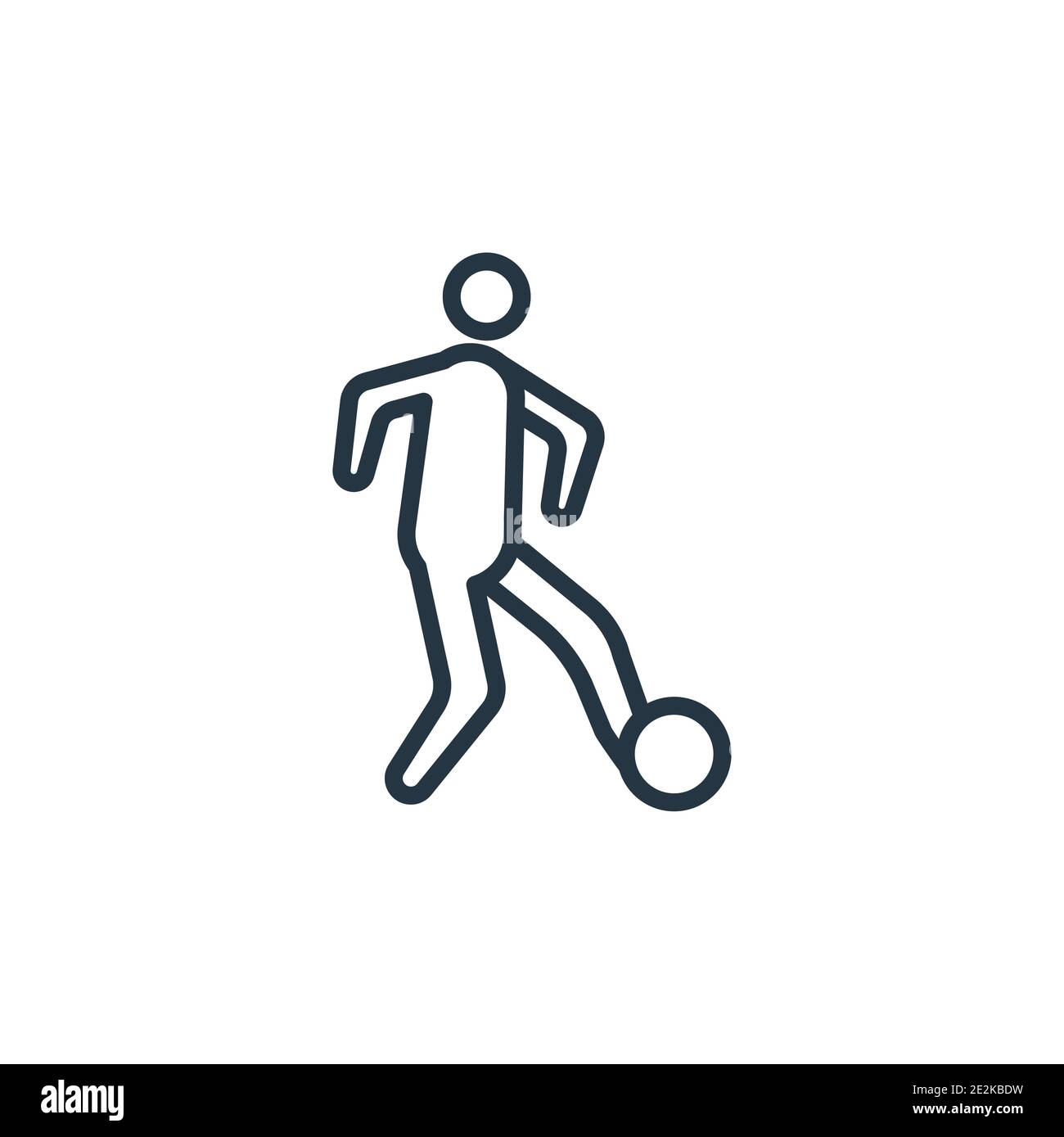 Soccer outline vector icon. Thin line black soccer icon, flat vector