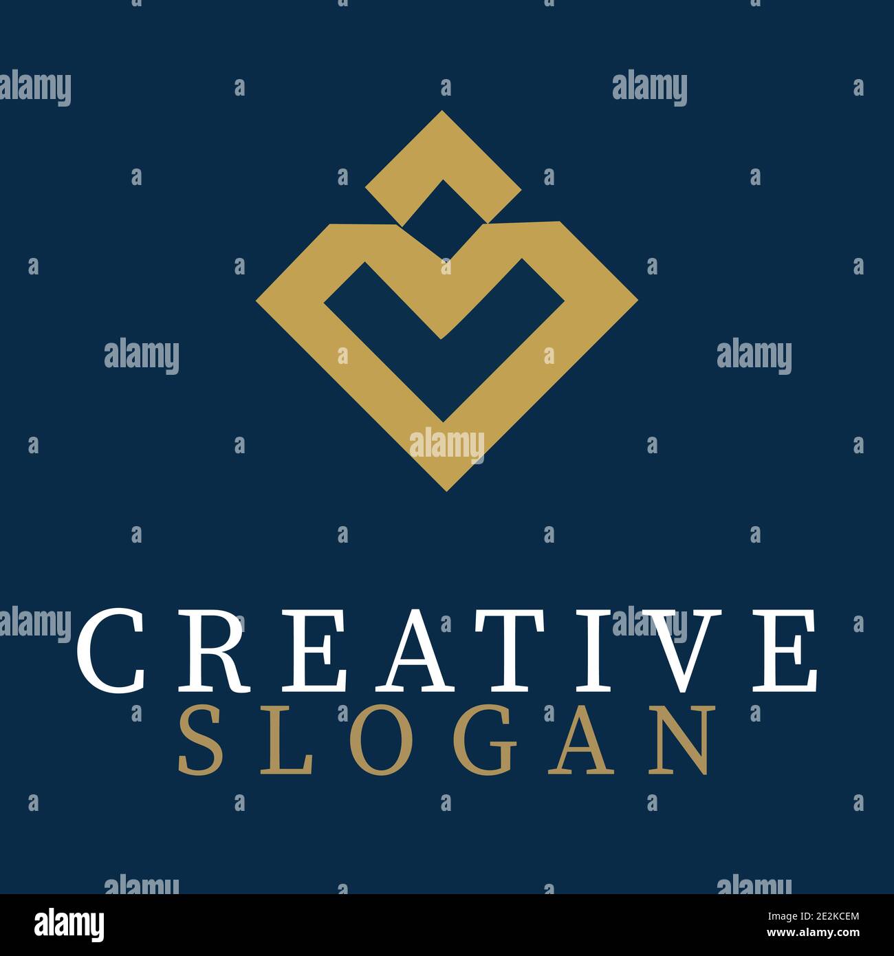 initial letter V creative luxury logo vector Stock Vector Image & Art ...