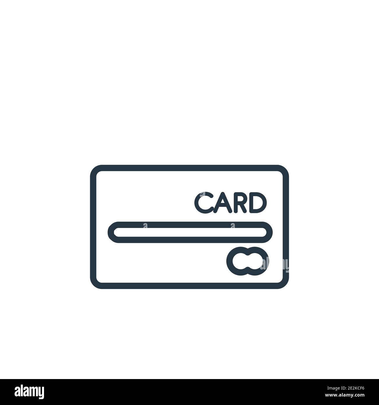 Credit cards outline vector icon. Thin line black credit cards icon, flat vector simple element illustration from editable general concept isolated st Stock Vector