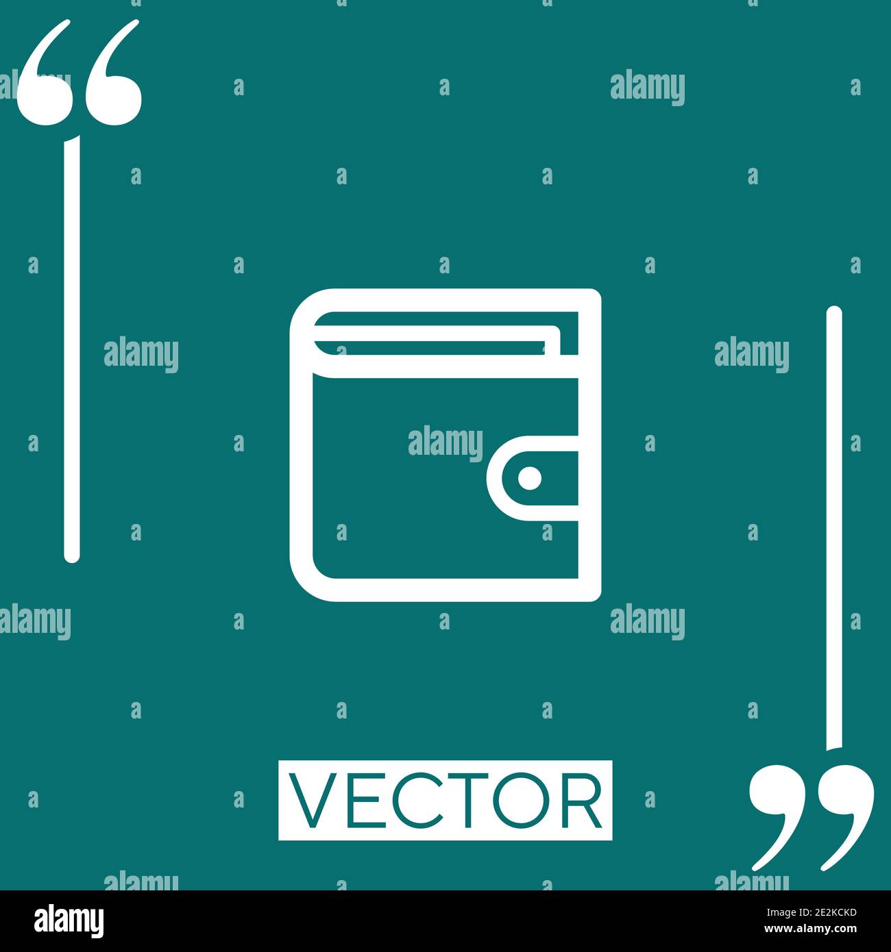 wallet vector icon Stock Vector