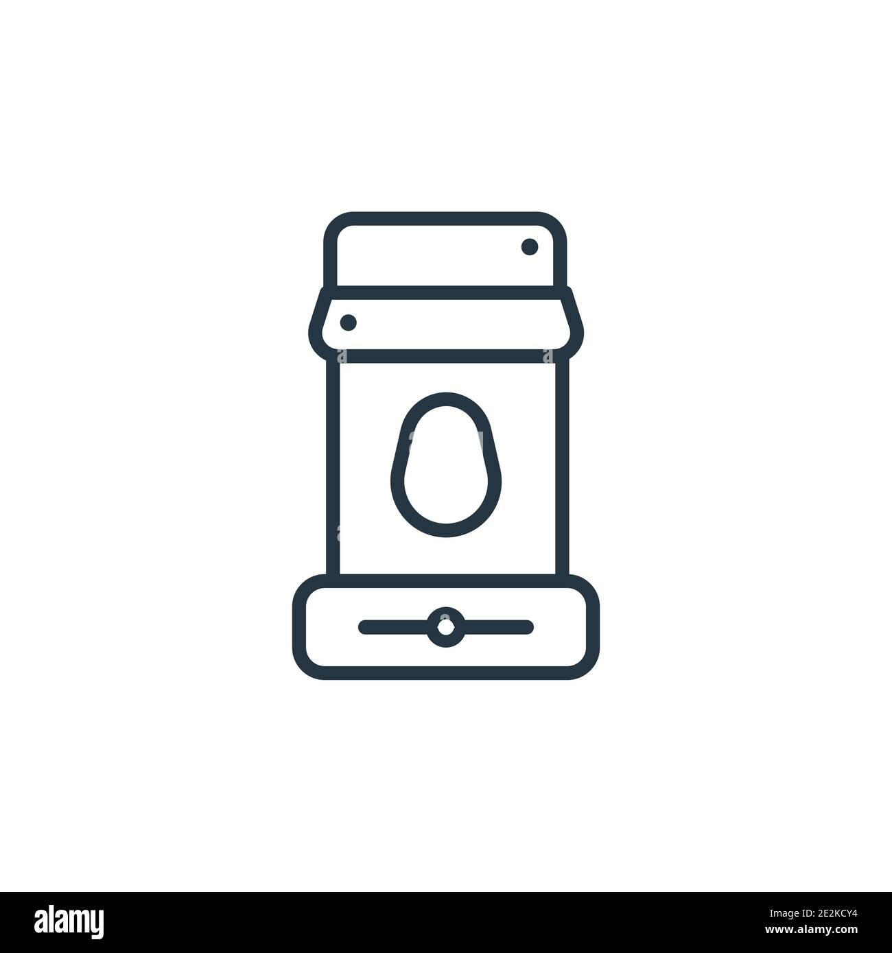 Egg incubator outline vector icon. Thin line black egg incubator icon
