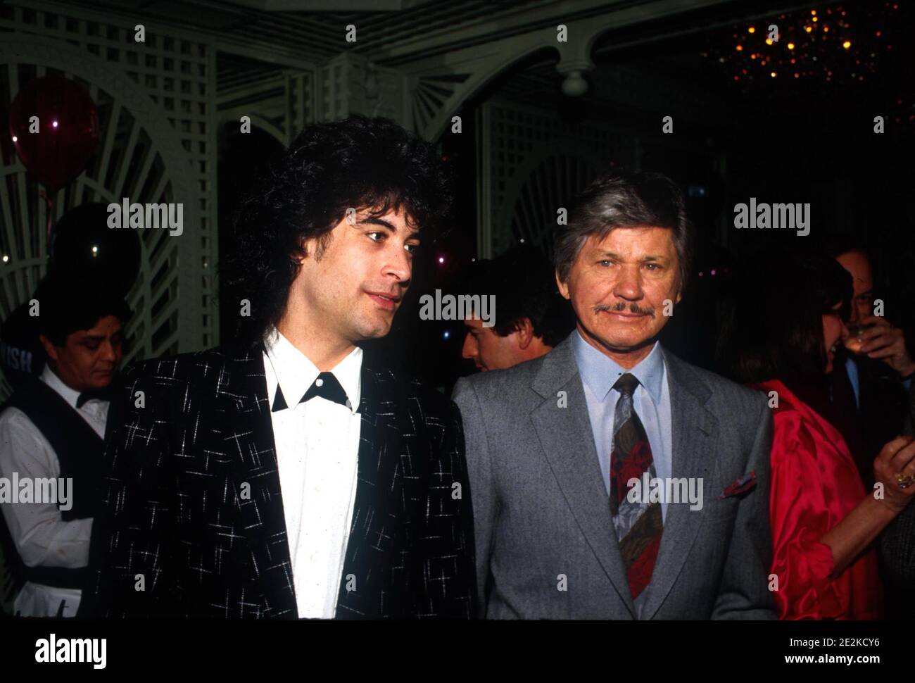 Jason Bronson And Charles Bronson 1987 Credit Ralph Dominguez