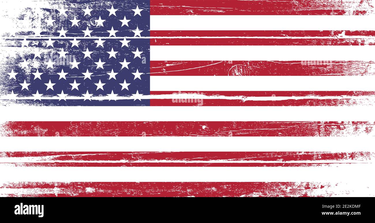 USA Flag Grunge Stock Vector Image & Art - Alamy