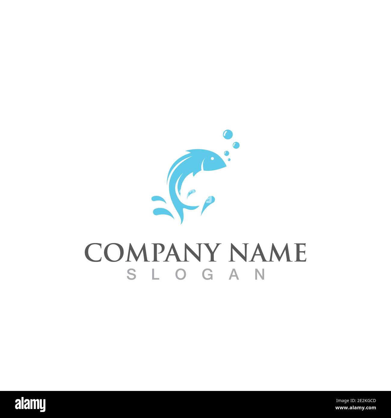 Fish logo template. Creative vector symbol Stock Vector Image & Art - Alamy