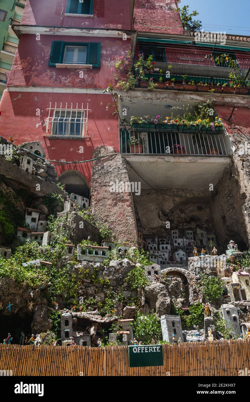 Pink Grotto Pink house amalfi coast hi-res stock photography and images - Alamy