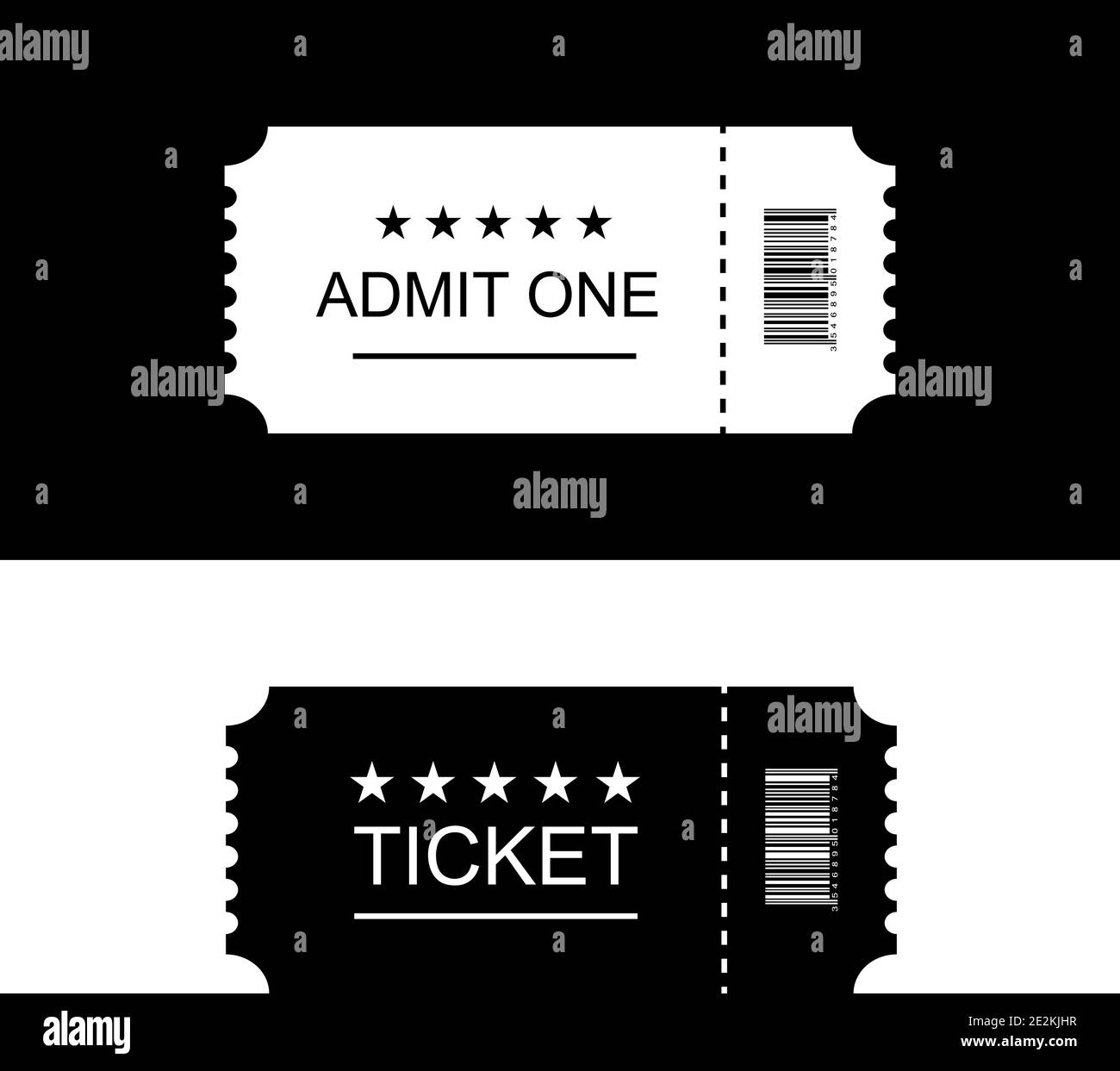 Torn up raffle ticket Stock Vector Images - Alamy