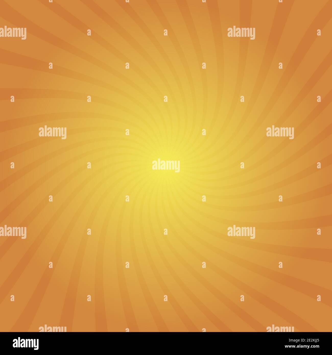 Sun rays. Sun rays Orange background. Spiral. Eps10 Stock Vector