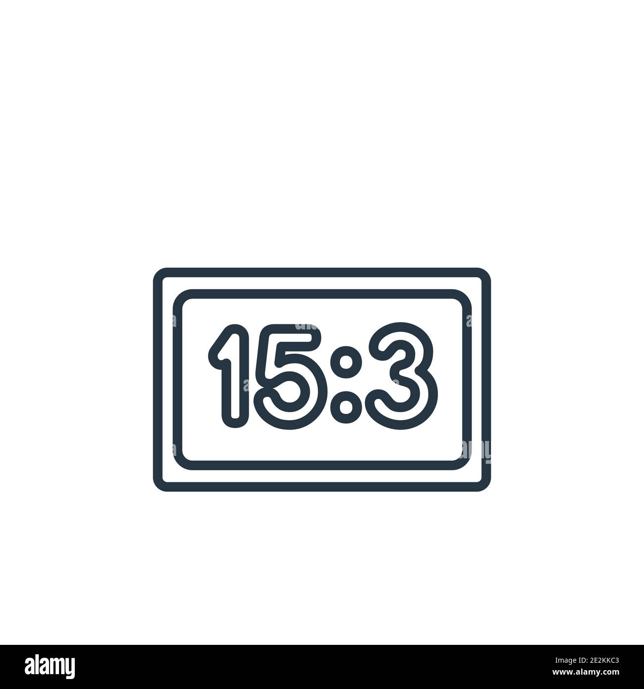 Camera big screen size outline vector icon. Thin line black camera big ...
