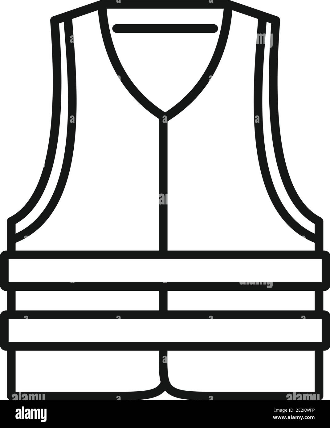 Industrial climber vest icon, outline style Stock Vector Image & Art ...