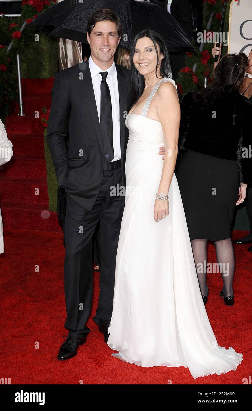 Matthew Fox and Margherita Ronchi at the 67th Golden Globe Awards ceremony, held at the Beverly