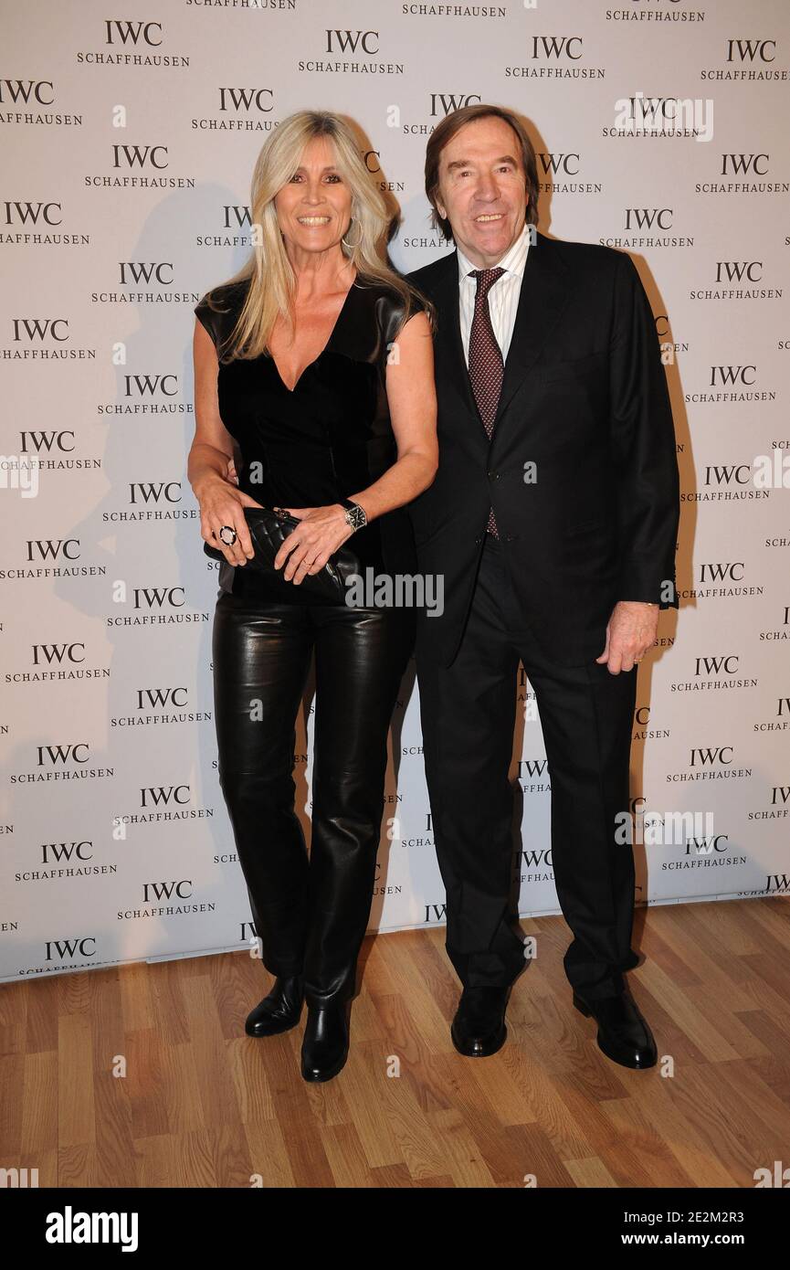 Former German soccer player Guenter Netzer and wife Elvira at the IWC ...
