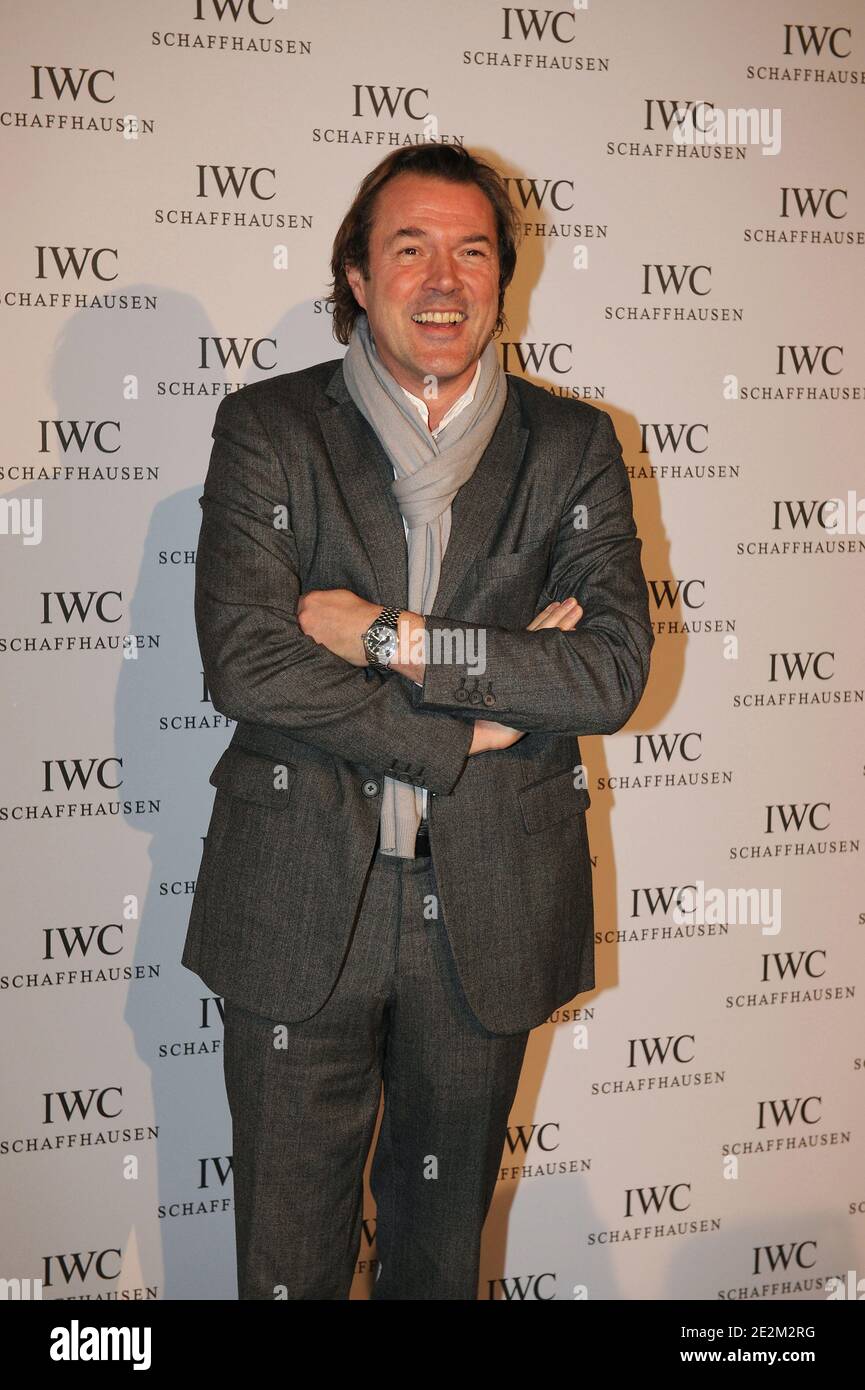 German actor Sebastian Koch at the IWC Schaffhausen private dinner  reception during the Salon International de la Haute Horlogerie at the  Espace Secheron in Geneva, Switzerland on January 19, 2010. The IWC