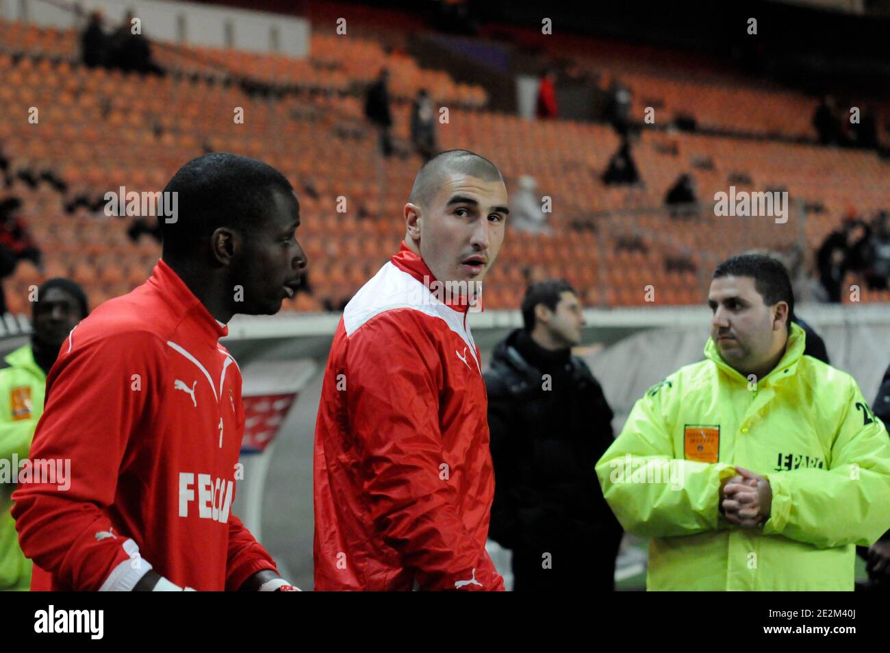 Monaco's goalkeeper Stephane Ruffier during the French First league ...