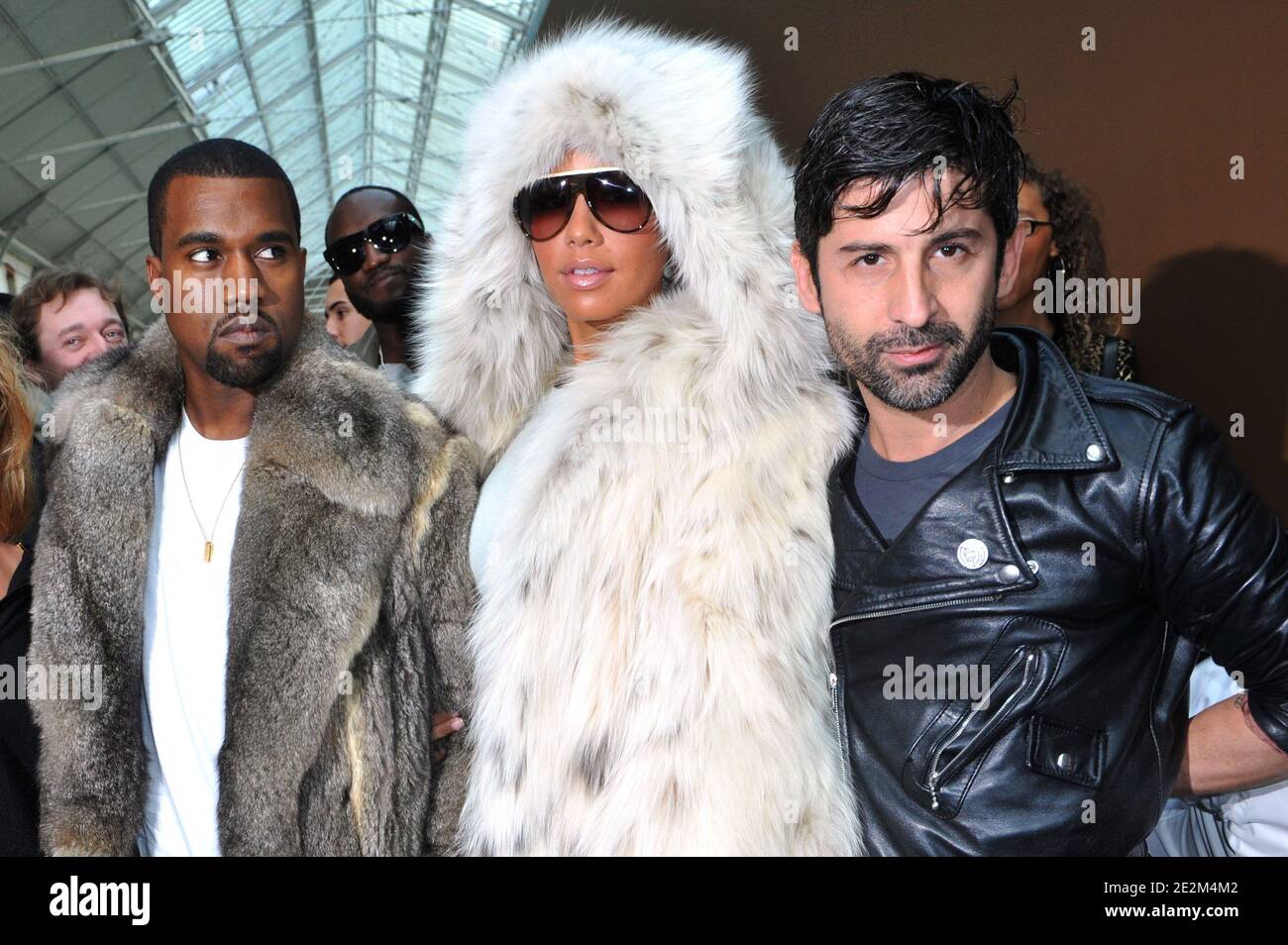 Kanye West, Amber Rose, Andre Le Baron attend Louis Vuitton Men's