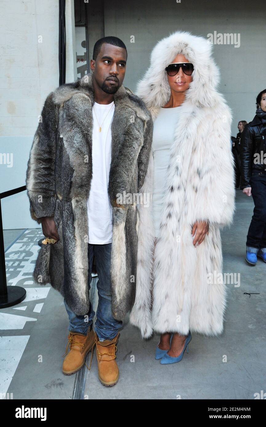 Kanye West & Amber Rose @ Louis Vuitton Men's Fall 2010 Show 