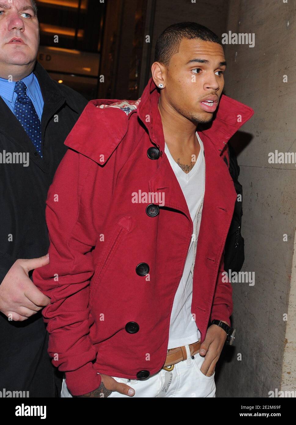 Chris Brown During Galliano Men S Fashion Fall Winter 10 11 Collection Presented During The Paris Men S Fashion Week In Paris France On January 22 10 Photo By Abacapress Com Stock Photo Alamy