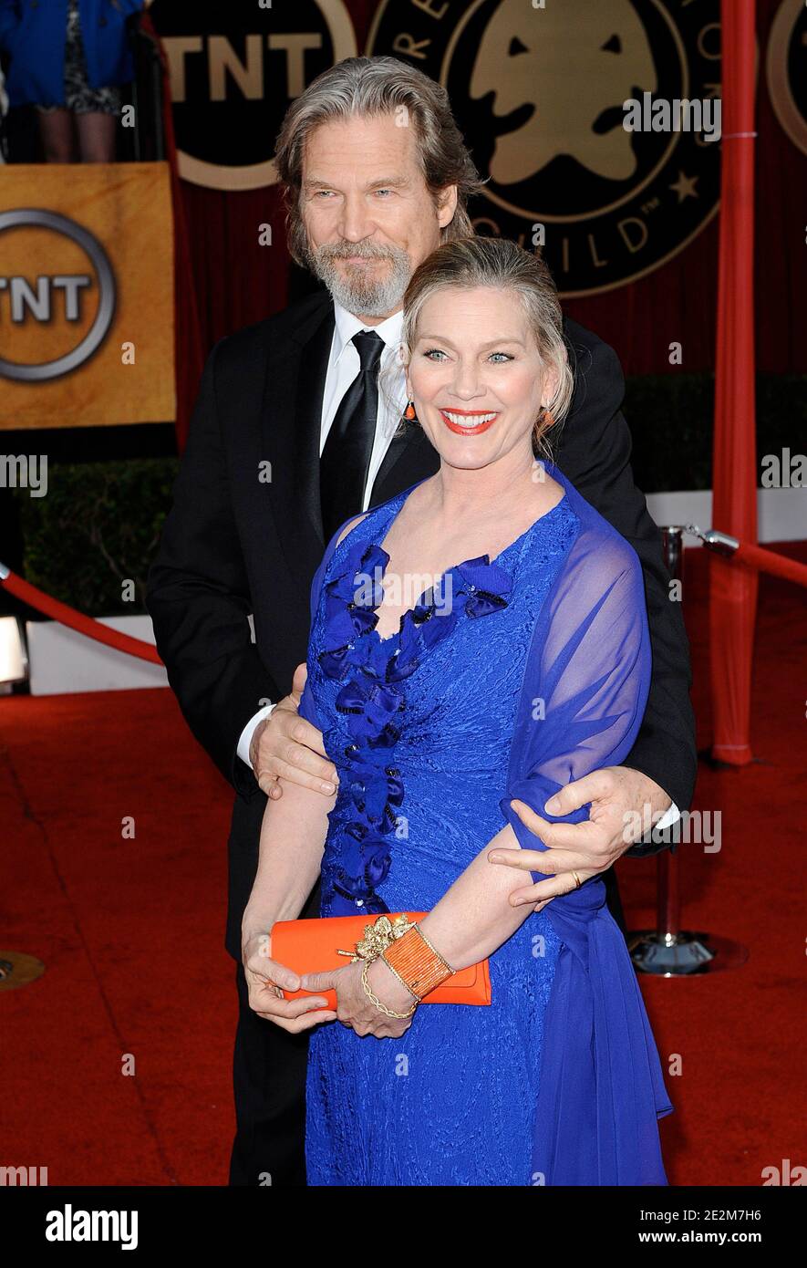Jeff Bridges and wife Susan Geston at the 16th Screen Actor Guild ...