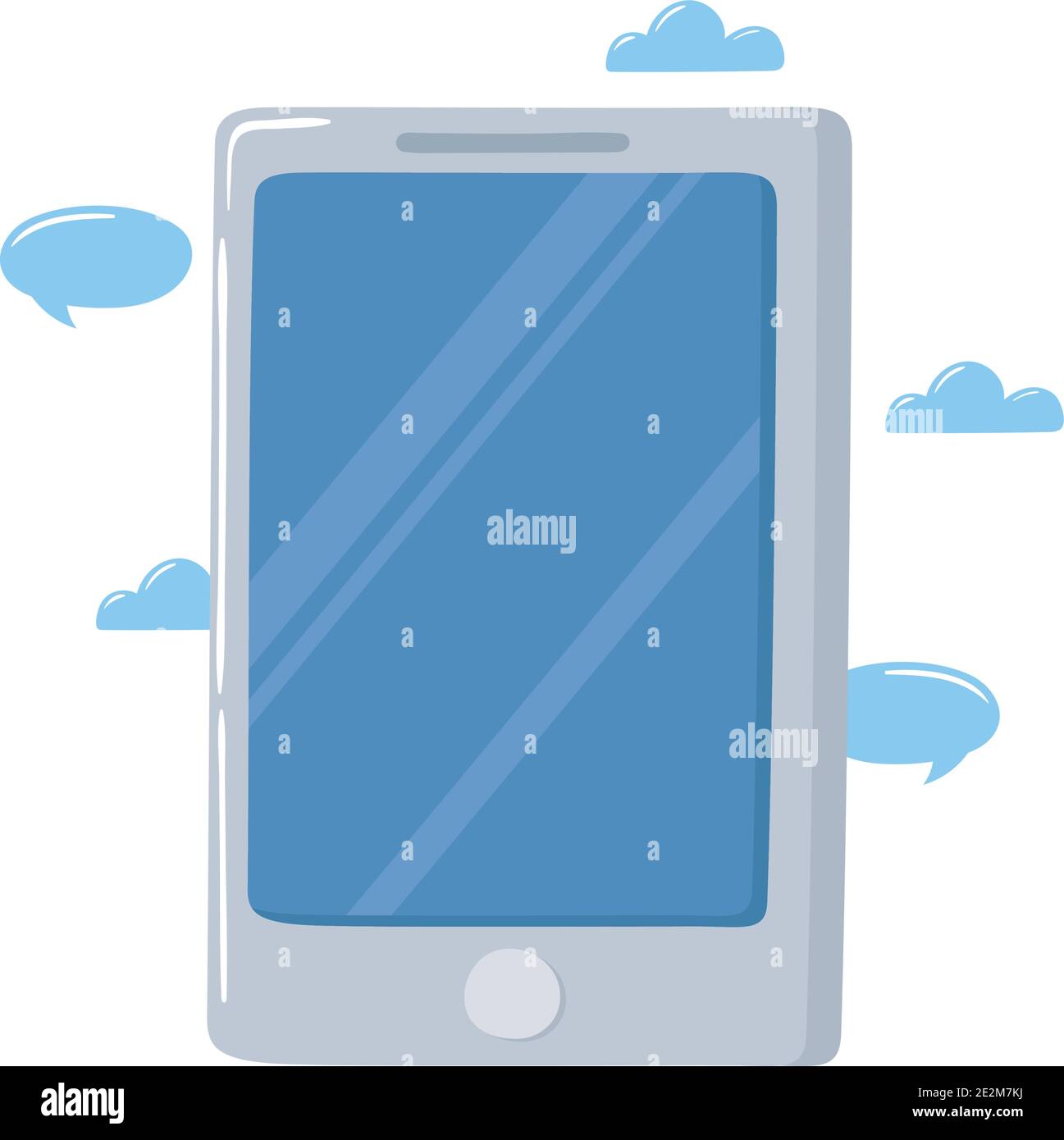 smartphone device technology digital wireless icon vector illustration ...